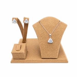 Conjunto de Prata 925 pedras de zircônia