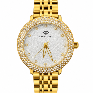 Relógio dourado feminino Capellari