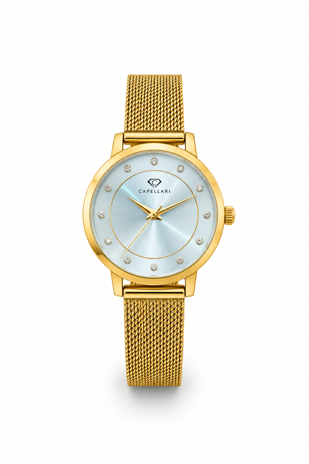 Relógio dourado feminino Capellari
